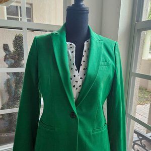 Banana Republic classic fit (tailored) green blazer in size 6